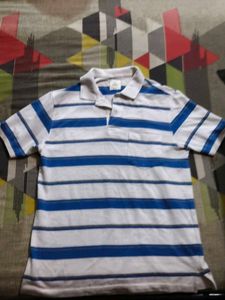 Men's Striped Polo Shirt