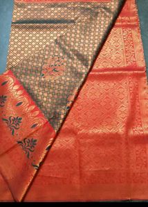 Exquisite Silk Saree with Intricate Weaving