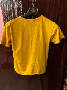 Yellow "Summer Paradise" Graphic T-Shirt