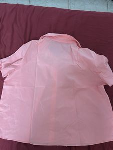 Chic Pink Button-Up Shirt