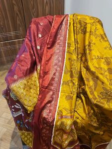 Beautifully Printed Ethnic Micro Cotton Silk Langh