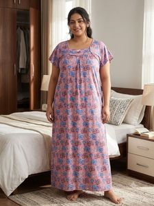 Comfortable Floral Nightgown/nighty