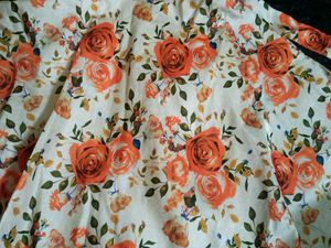 Gorgeous Orange Long Frock For Cute Girl Kids