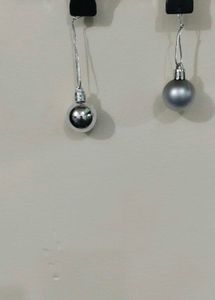 Silver Christmas Balls