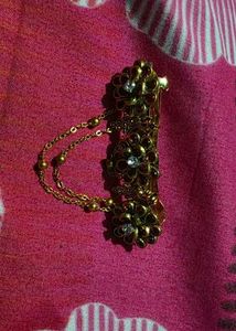 Kundan hair barrette clip