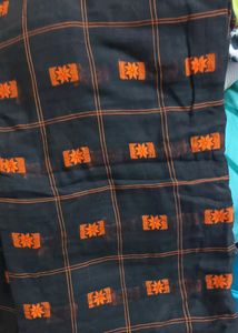 Black Cotton Saree