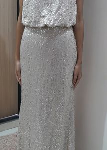 Full Length Party Wear Sequence Gown