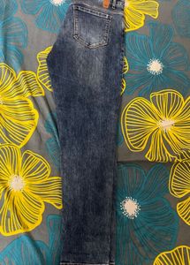 SPYKAR Classic Blue Mid-Rise Denim Jeans