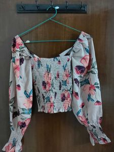 Beautiful Floral Crop Top