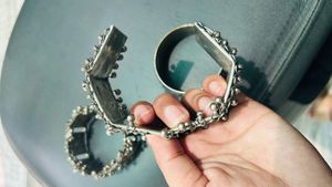 3 Oxidized Silver Bracelet