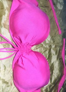 Bright Pink Bikini Top