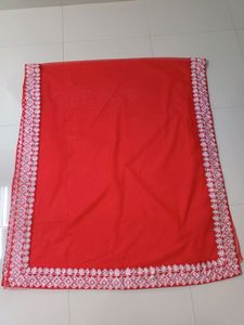 Net Embroidery Saree