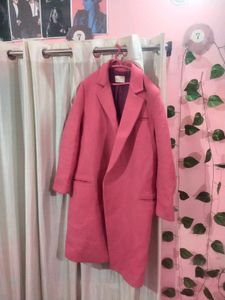 Pink Trench Coat