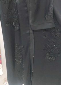 Elegant Black Embellished Gown