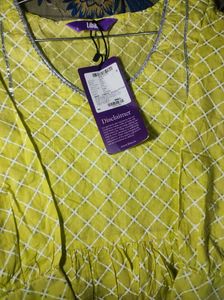 Cute Green Checkered Top