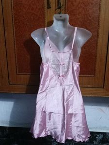 Silky Pink Nighty