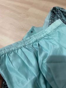 embroidered beaded Kurti set