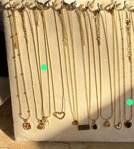 Anti tarnish 🤍 Necklace Collection With Tag