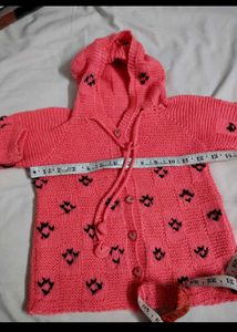 [Unisex] handmade Adorable Pink Knit Sweater