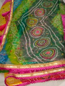 Vibrant Tie-Dye Bandhani Dupatta
