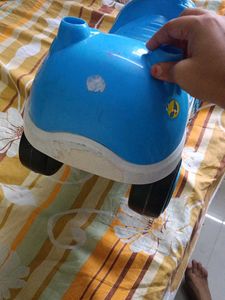 Blue Ride-On Car Toy