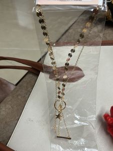 Delicate Gold Chain Necklace with Star Charm
