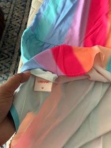 Rainbow Striped Maxi Dress