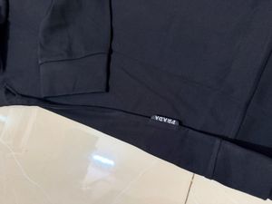 Prada Velvet half Zip Sweatshirt top quality