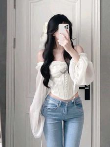 Women French Style Retro Vintage Top High Quality