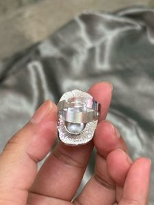 Statement Baroque Pearl Ring