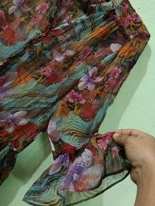 Fancy One Piece Gown Xl Size Length 44 Inches