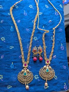 Princess Style Double Layer Gold Plated Necklace S