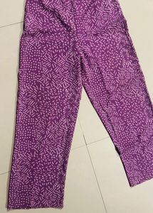 Purple Print Co-ord Set