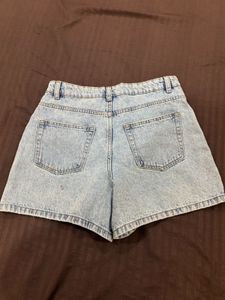 Light Wash Denim Shorts