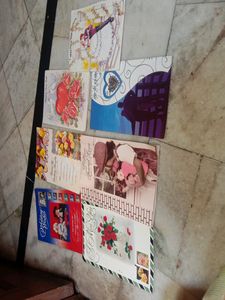 Best Wishes Greeting Card,chrismas tree and rakhee