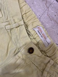 🍋 Yellow Denim Shorts branded
