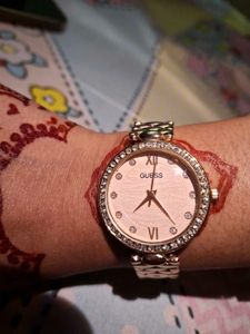 Guess Rose Gold Crystal Watch