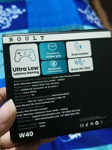 BOULT W40 Wireless Earbuds with Case