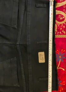 High-Waisted Black Jeans