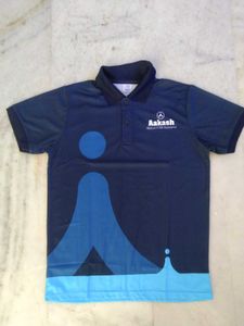 Aakash Institute Navy Blue T-Shirt