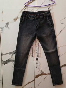 Jack & Jones Stylish Dark Wash Denim Jeans