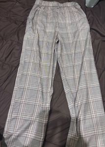 H&amp;M Checkered Wide Leg Pants