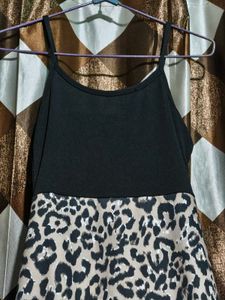 Leopard print bodycon dress