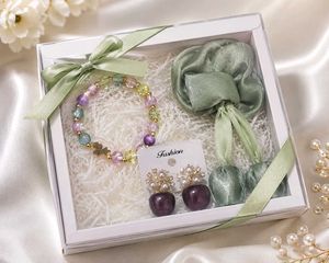 Cute Cherry Earrings &amp; Beaded Bracelet