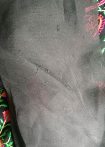 Embroidered Black Kurta