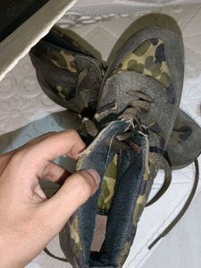 Men's Camo High-Top Sneakers
