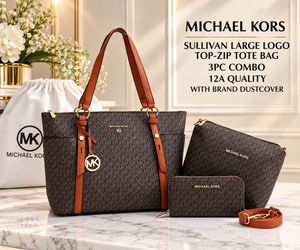 Michael Kors 3pc Tote Bag Combo