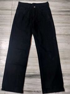 Dark Wash Wide Leg Jeans Black only need to iron