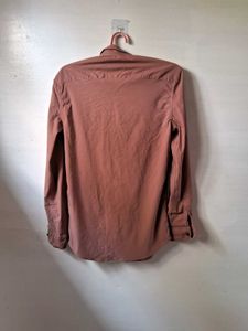 Men's Solid Color Button-Down Shirt