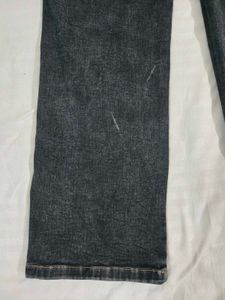 Stylish Washed Black Denim Jeans waist 30
